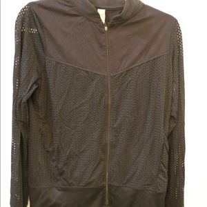 Mesh See-Through Work-Out Jacket